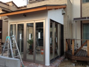 DIYで作るサンルーム温室
